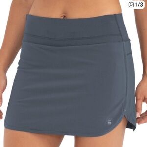Free Fly Apparel Gray Athletic Skort
